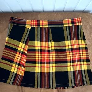 Plaid Skirt